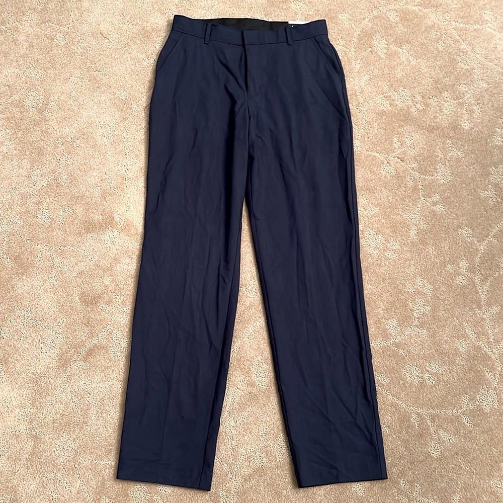 NWT Boys Van Heusen Flex Blue Slacks, Sz 20
